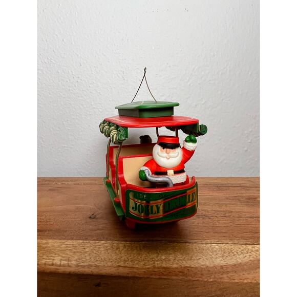 Vintage 1982 Hallmark Jolly Trolley Ornament - Picture 2 of 6
